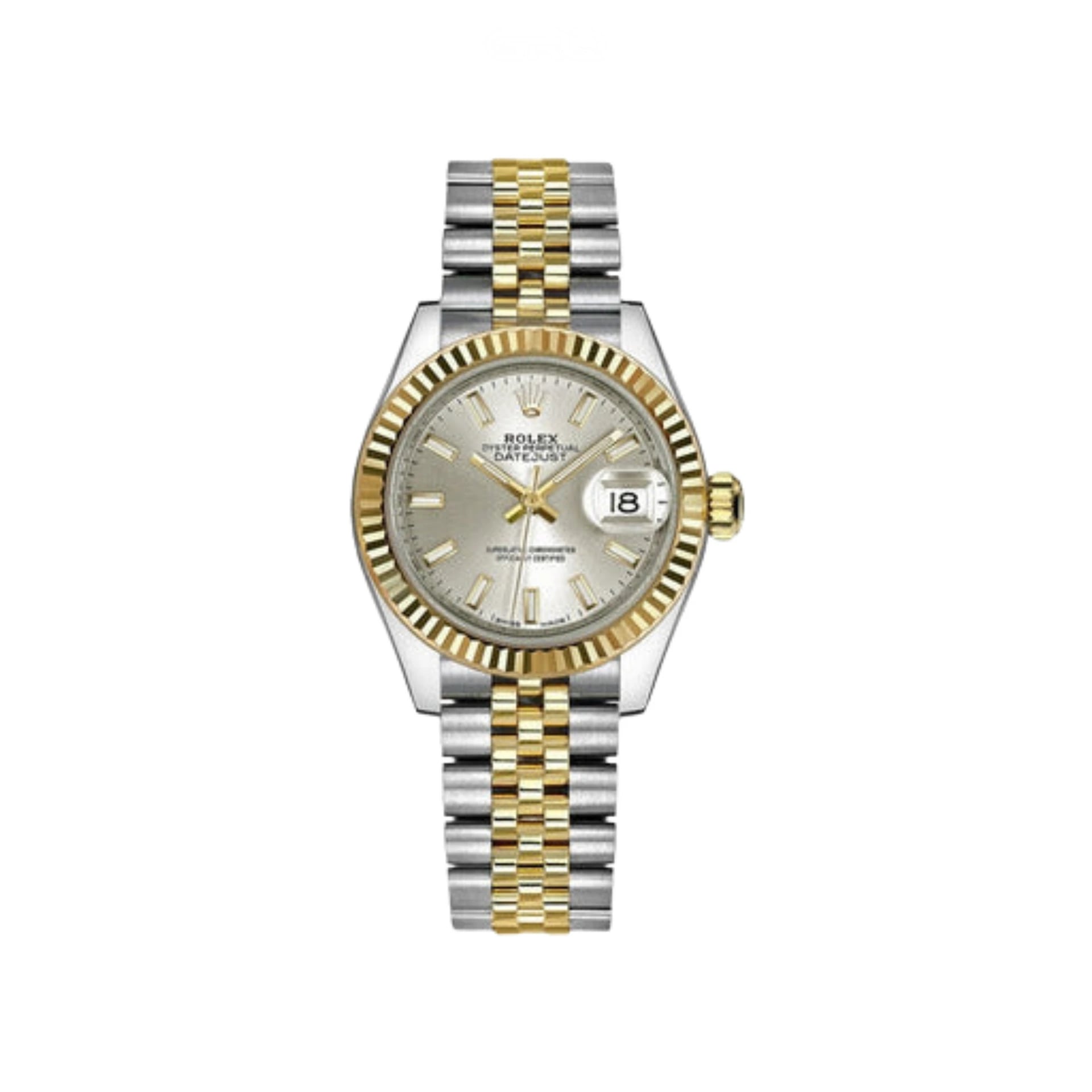 Rolex Datejust – 28 Silver Dial