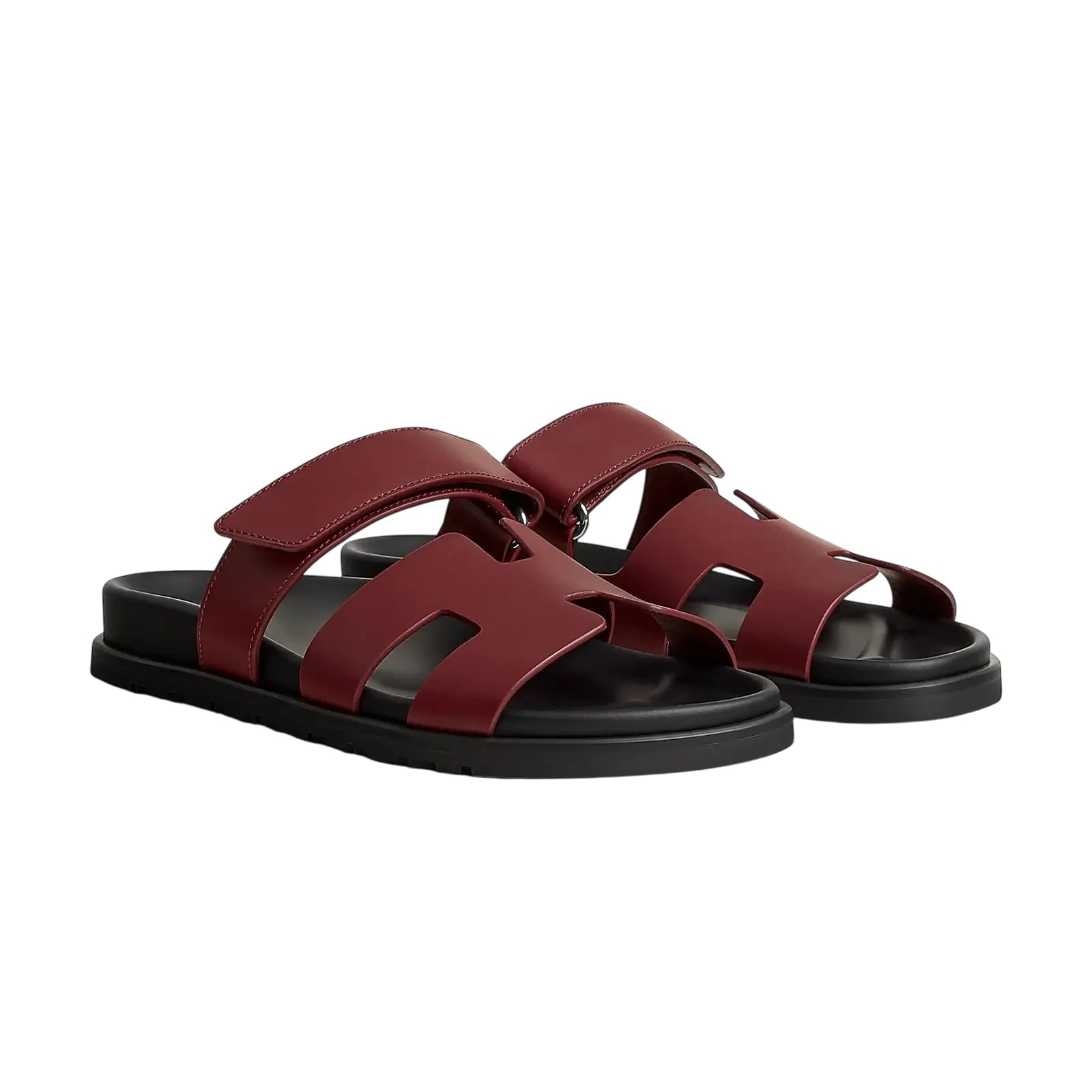 Hermès Chypre Sandals – Rouge H