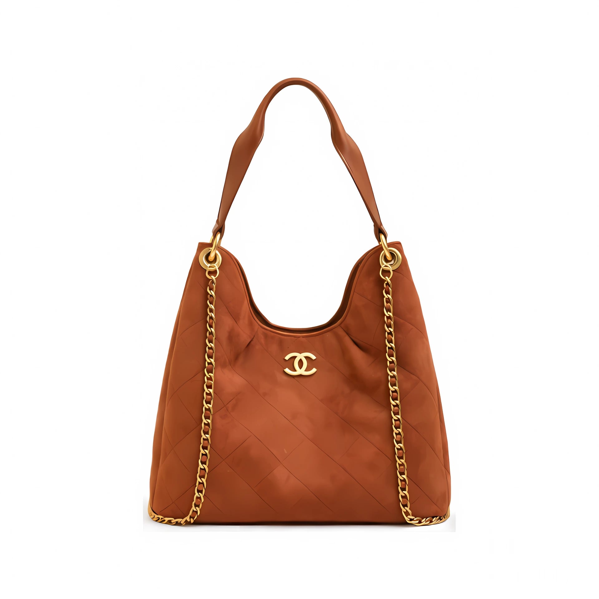 Chanel City Zip Tote - Signature Canvas Mahogany Brown