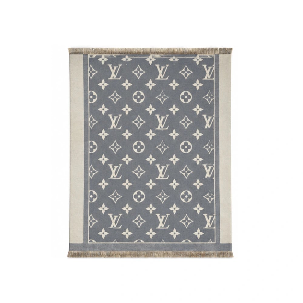 Louis Vuitton Monogram Denim Slate Scarf