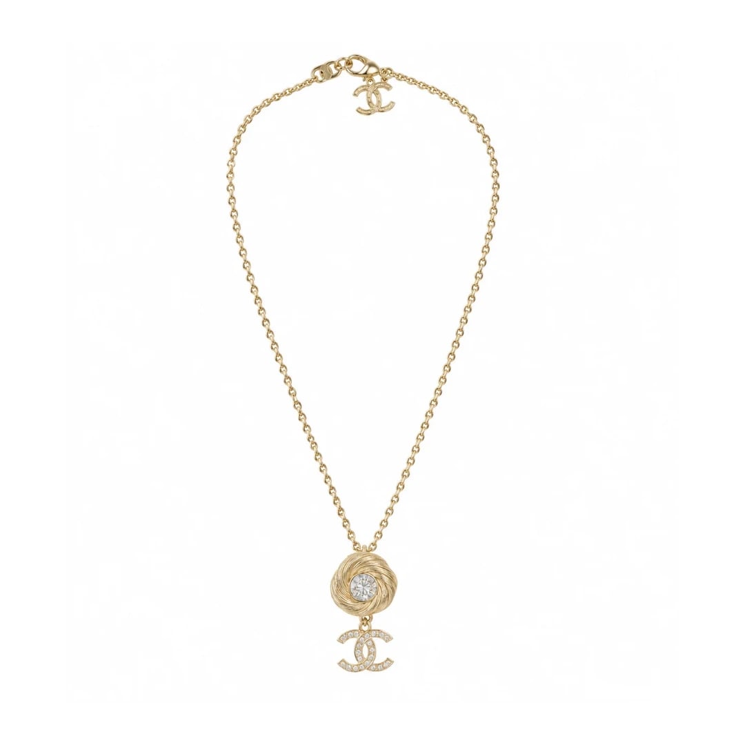 Chanel CC Twisted Pendant