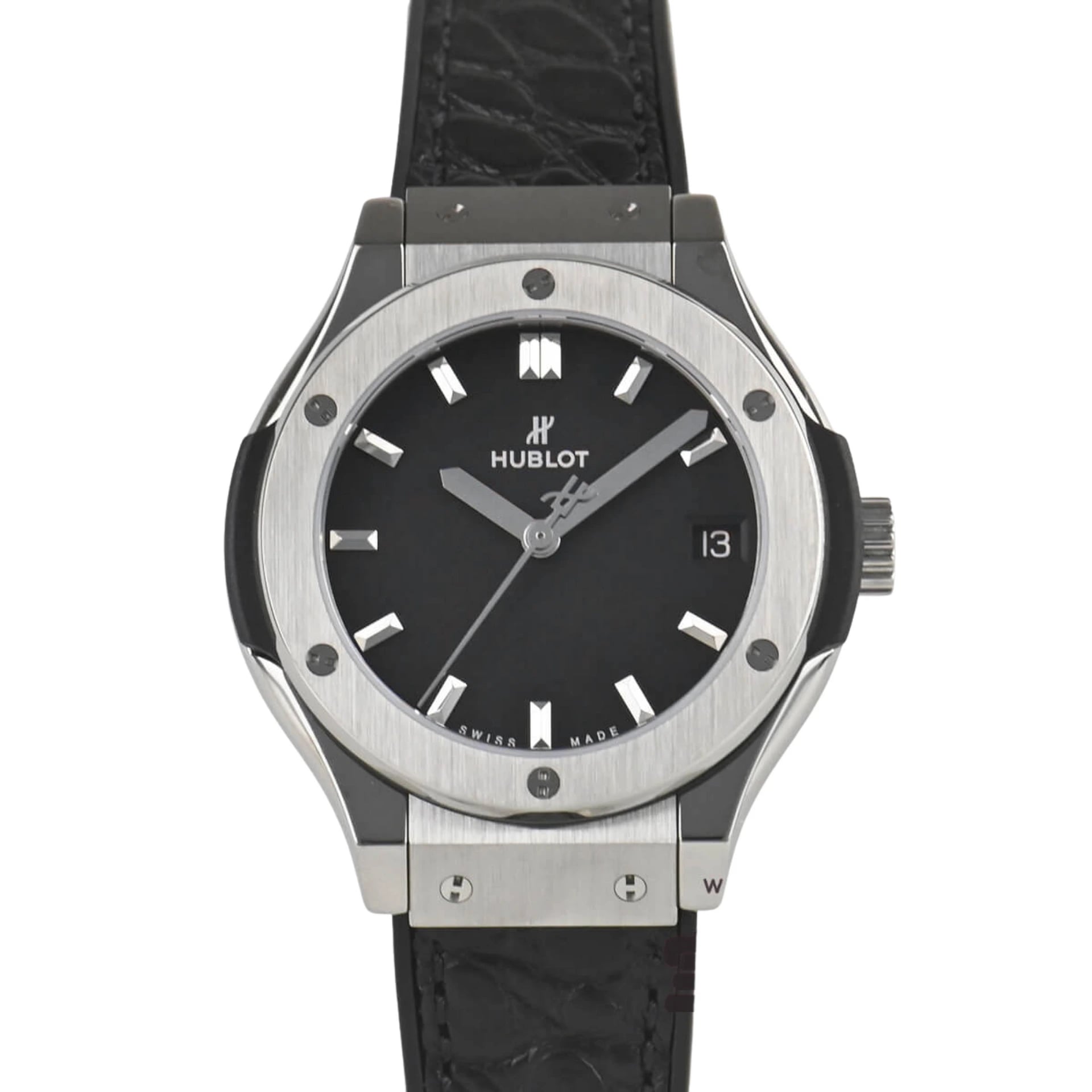 Hublot Classic Fusion Ladies Watch – White Dial & Leather Strap