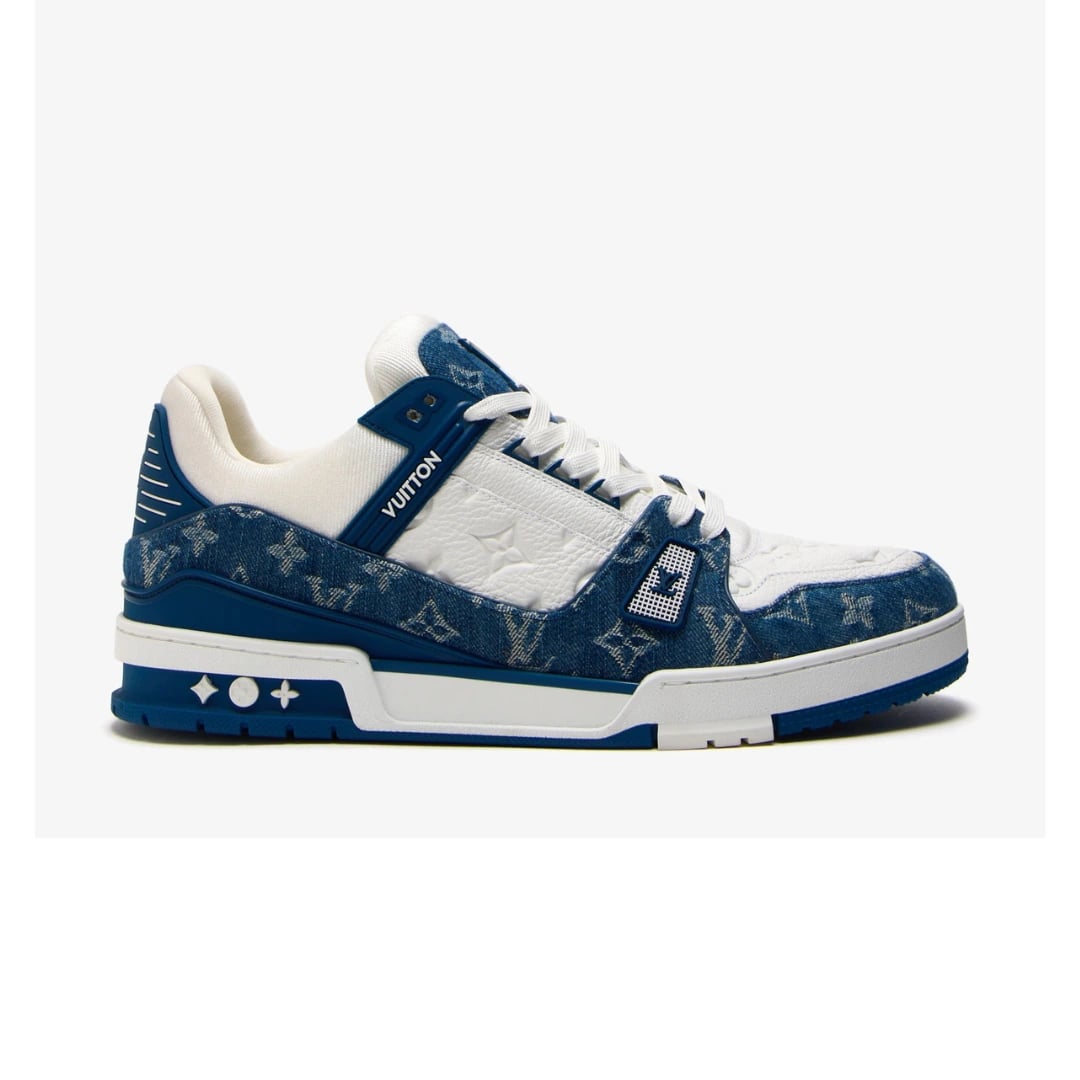Louis Vuitton LV Trainer Sneakers – Denim Blue