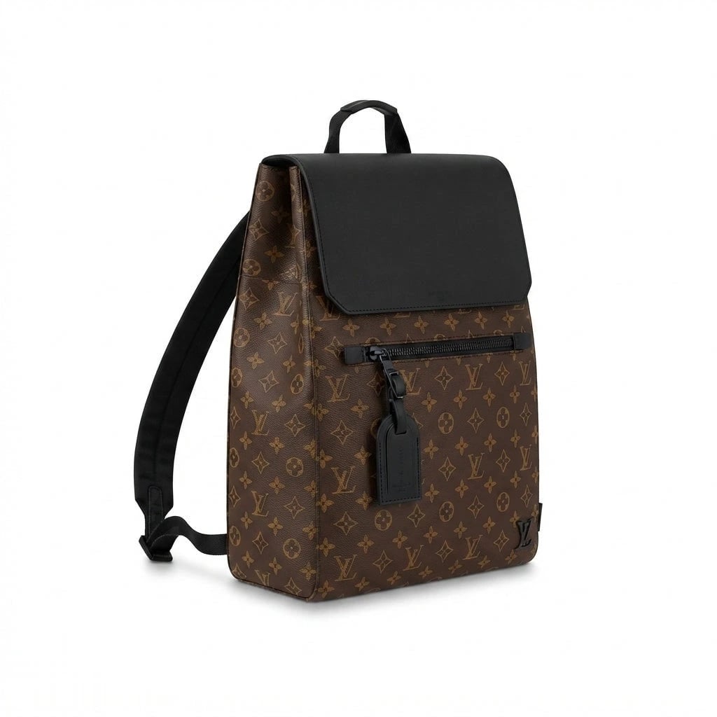 Louis Vuitton Monogram-Patterned Canvas Backpack
