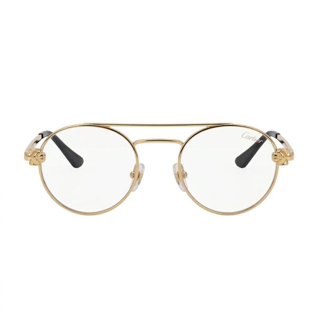 Cartier Sunglasses Round-Frame – Gold-Tone