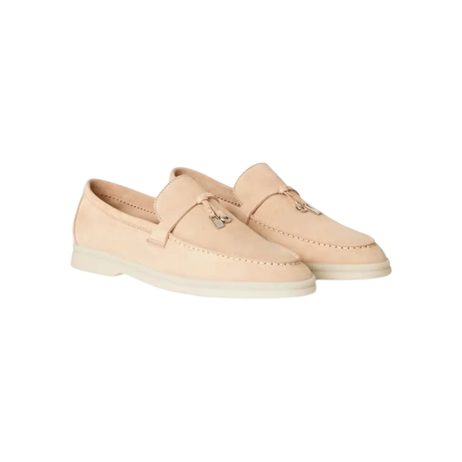 Loro Piana Summer Charms Loafers – Pink Sand