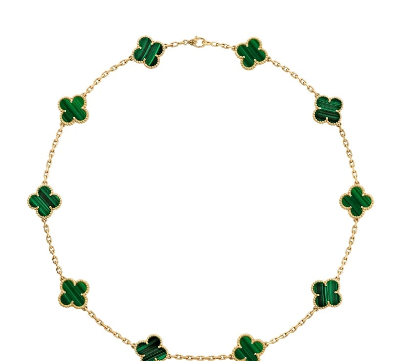 Van Cleef LOVE Necklace | Green 10 Motifs