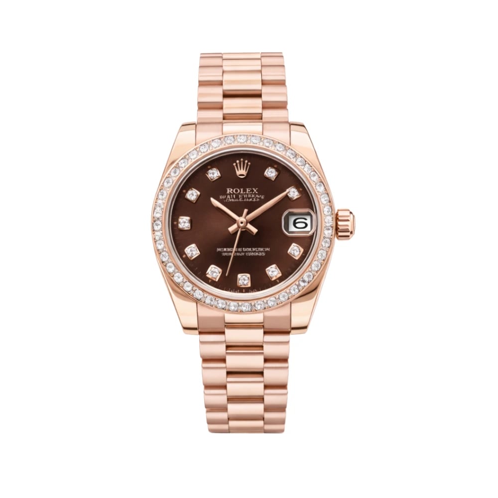 Rolex Datejust – Chocolate Diamond Bezel
