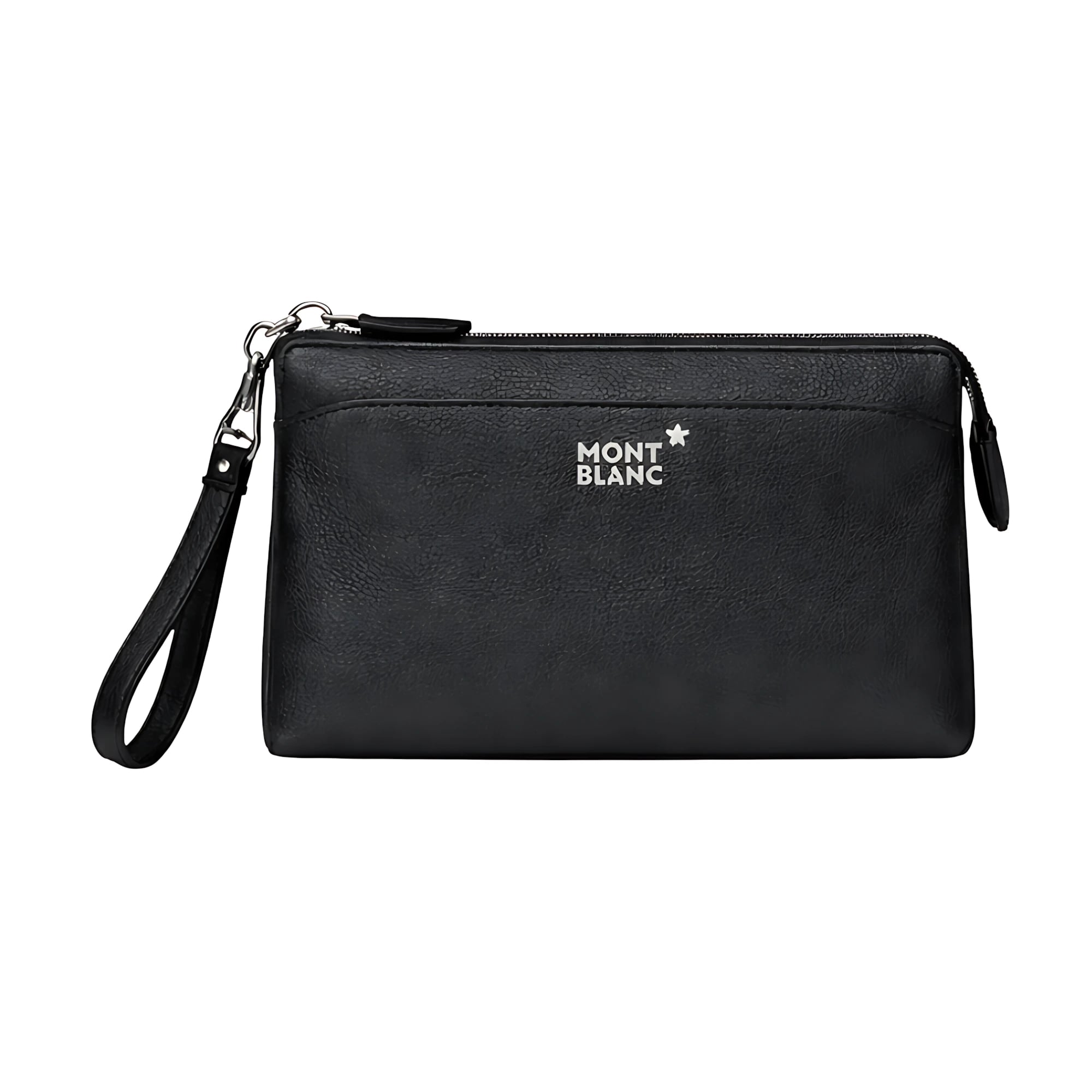 Montblanc Wrist Pouch Canvas Leather Wrist Pouch