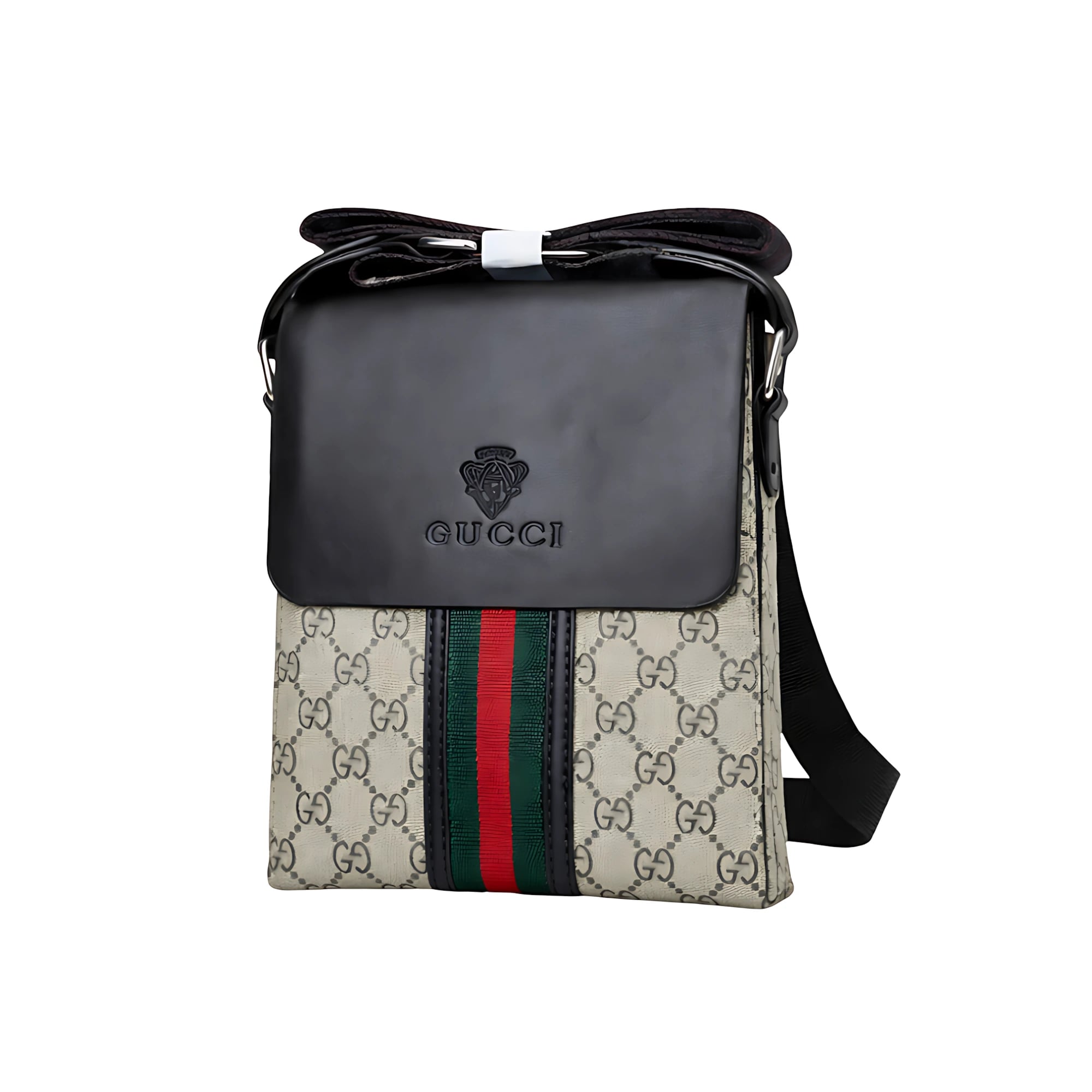 Gucci Bag Crossbody White Brown Crossbody