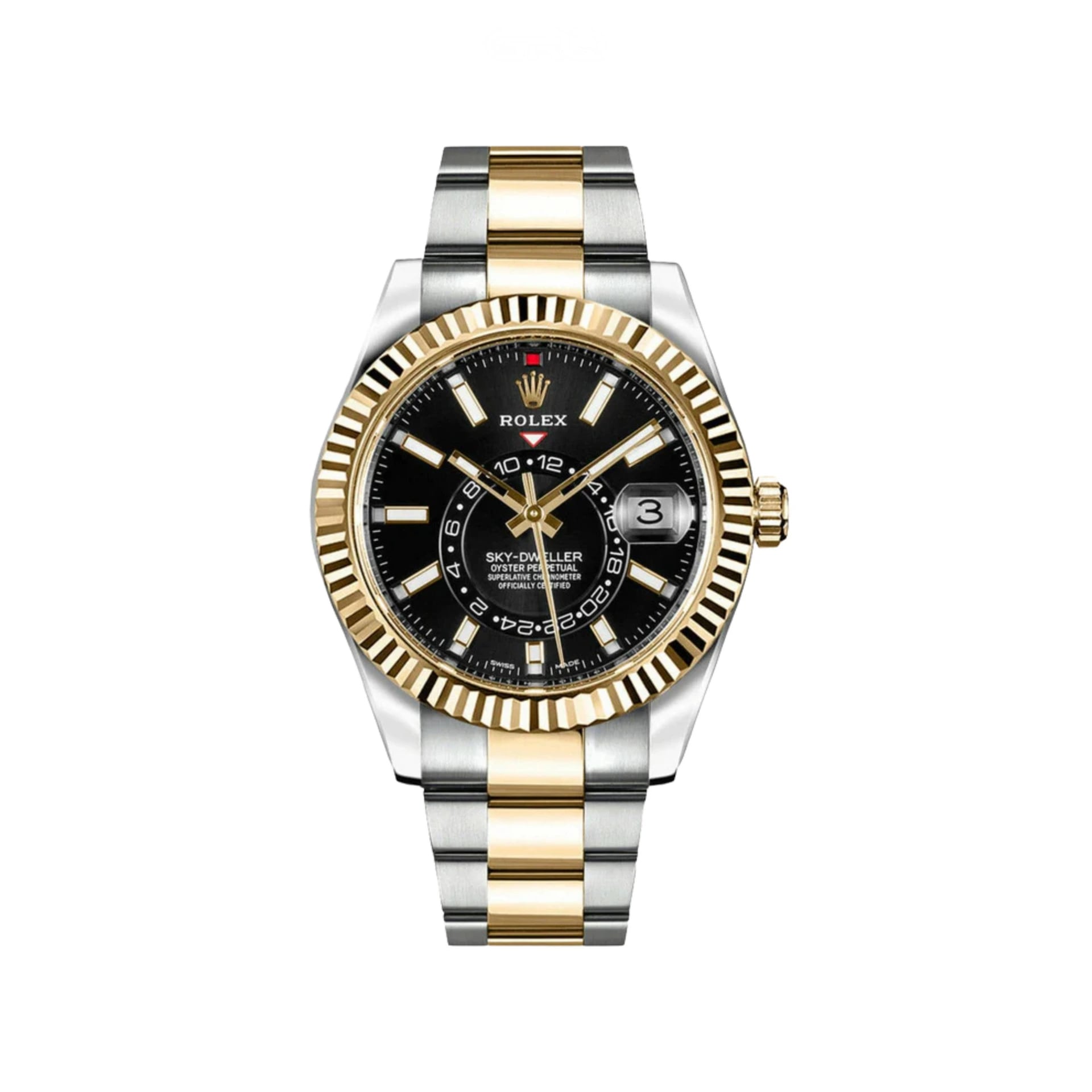 Rolex Sky-Dweller – Black Dial Gold Silver