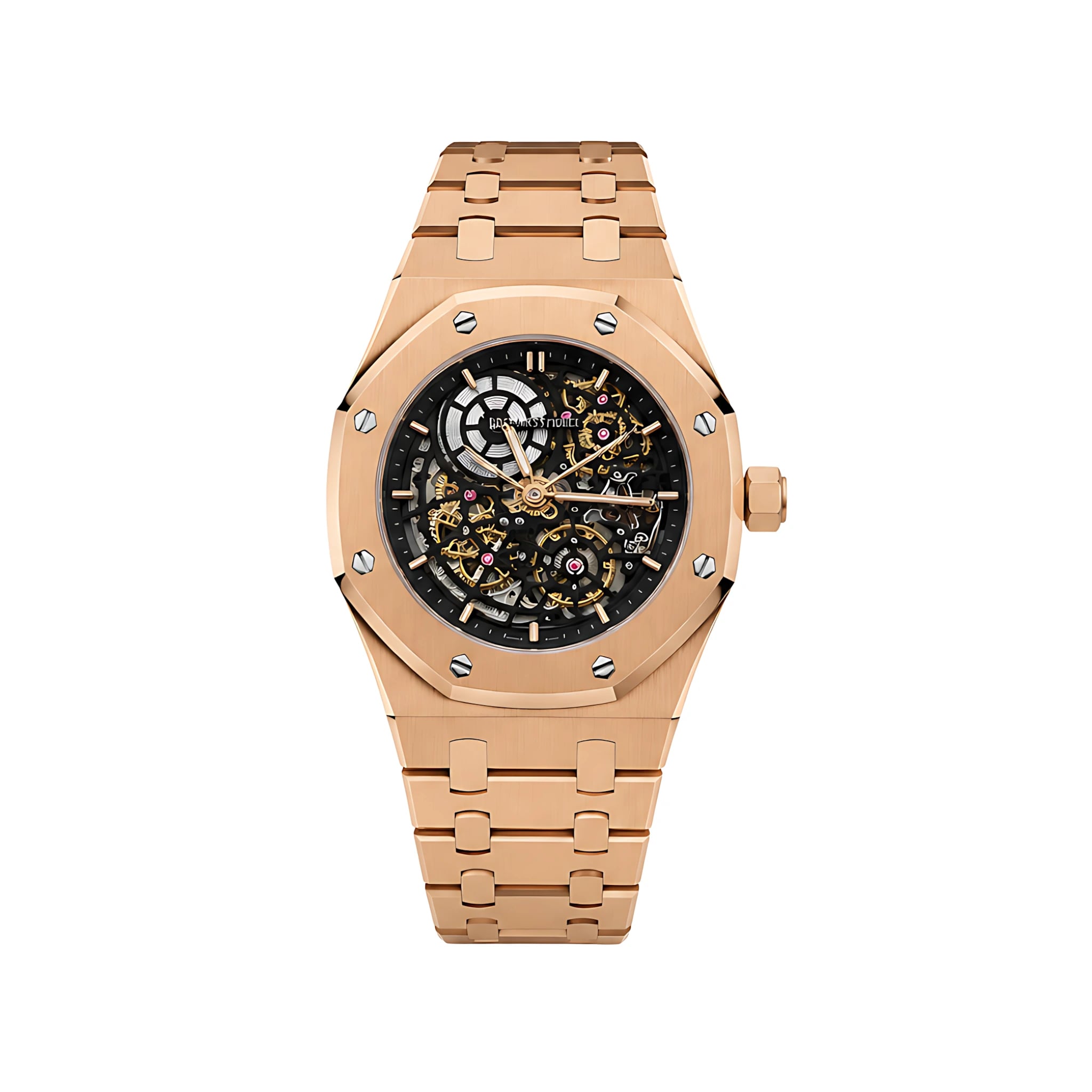 Audemars Piguet Watch | Royal Oak Double Balance Wheel Skeleton Rose Gold