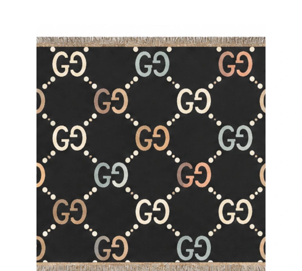 Gucci GG Check Wool Scarf (SCF-GUC-056)