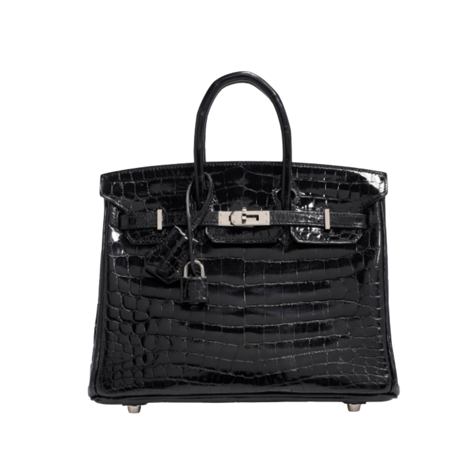Hermès Birkin 35 Crocodile Silver Lock