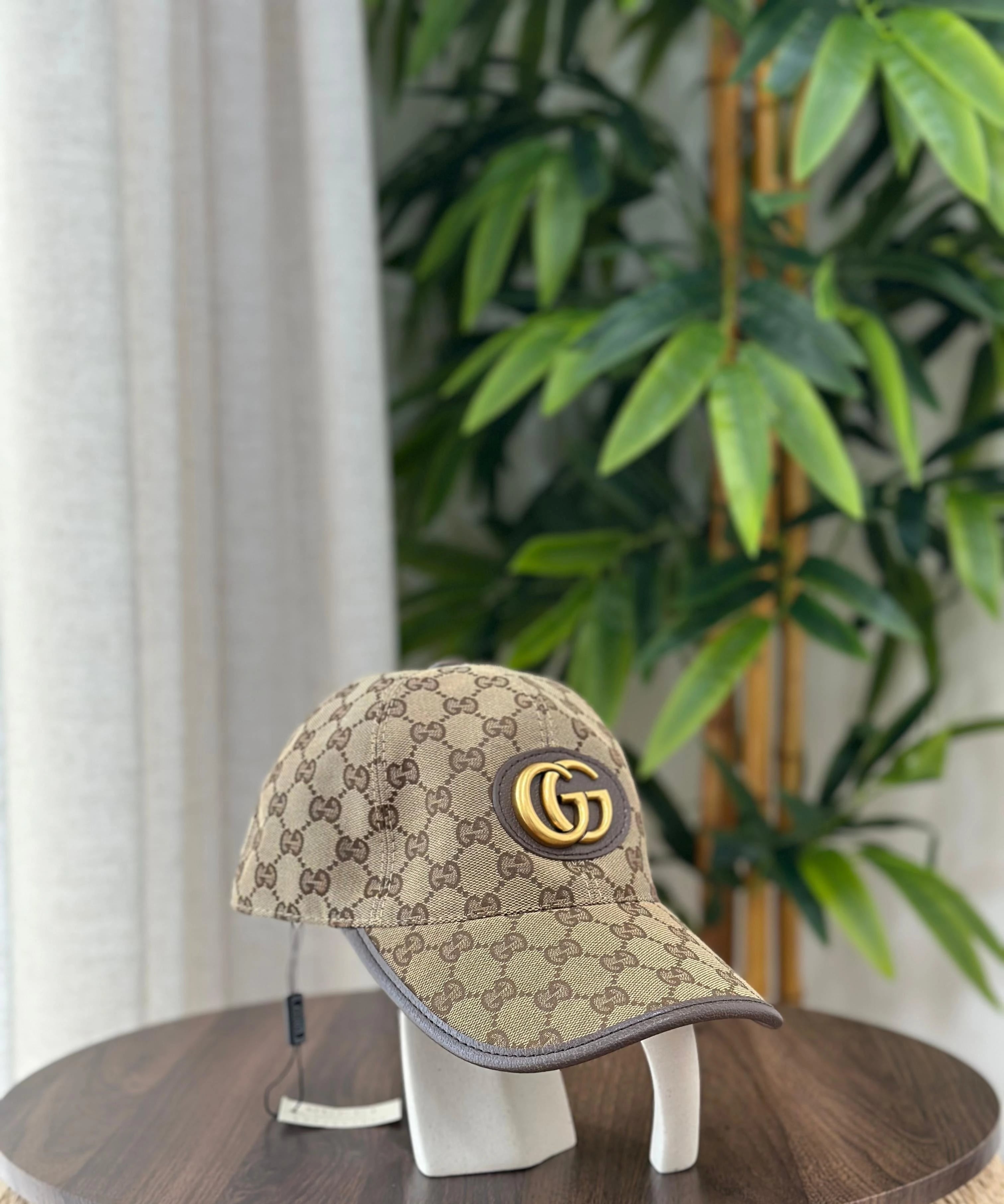 Gucci | GG Canvas Double G Baseball Cap – Beige / Ebony