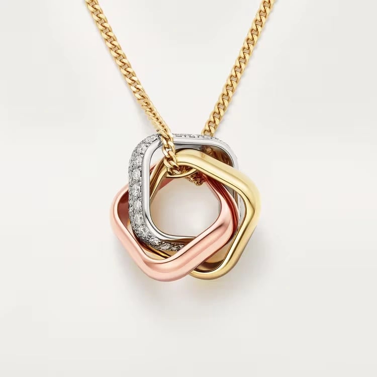 Cartier Trinity Necklace | Pave