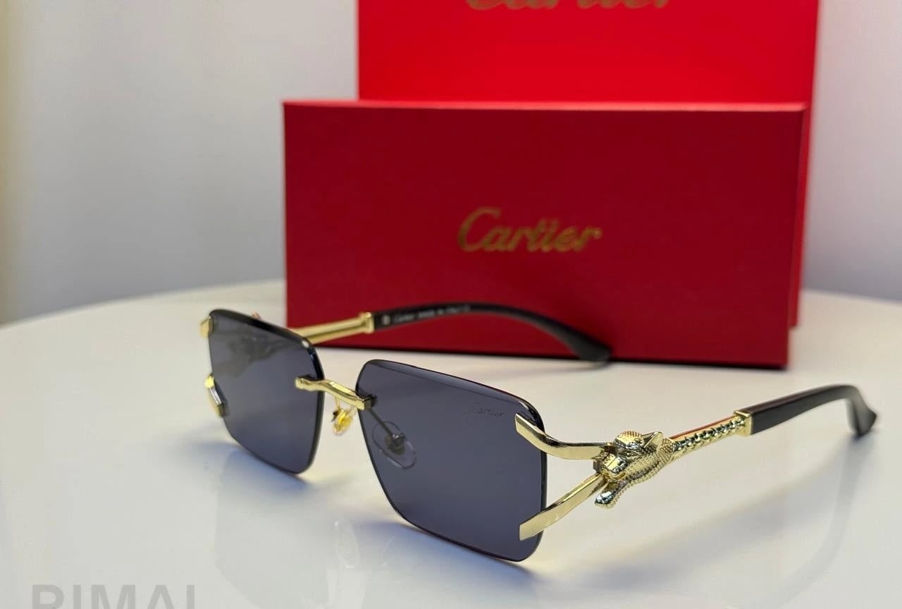 Cartier | Panthère de Cartier Wood Sunglasses
