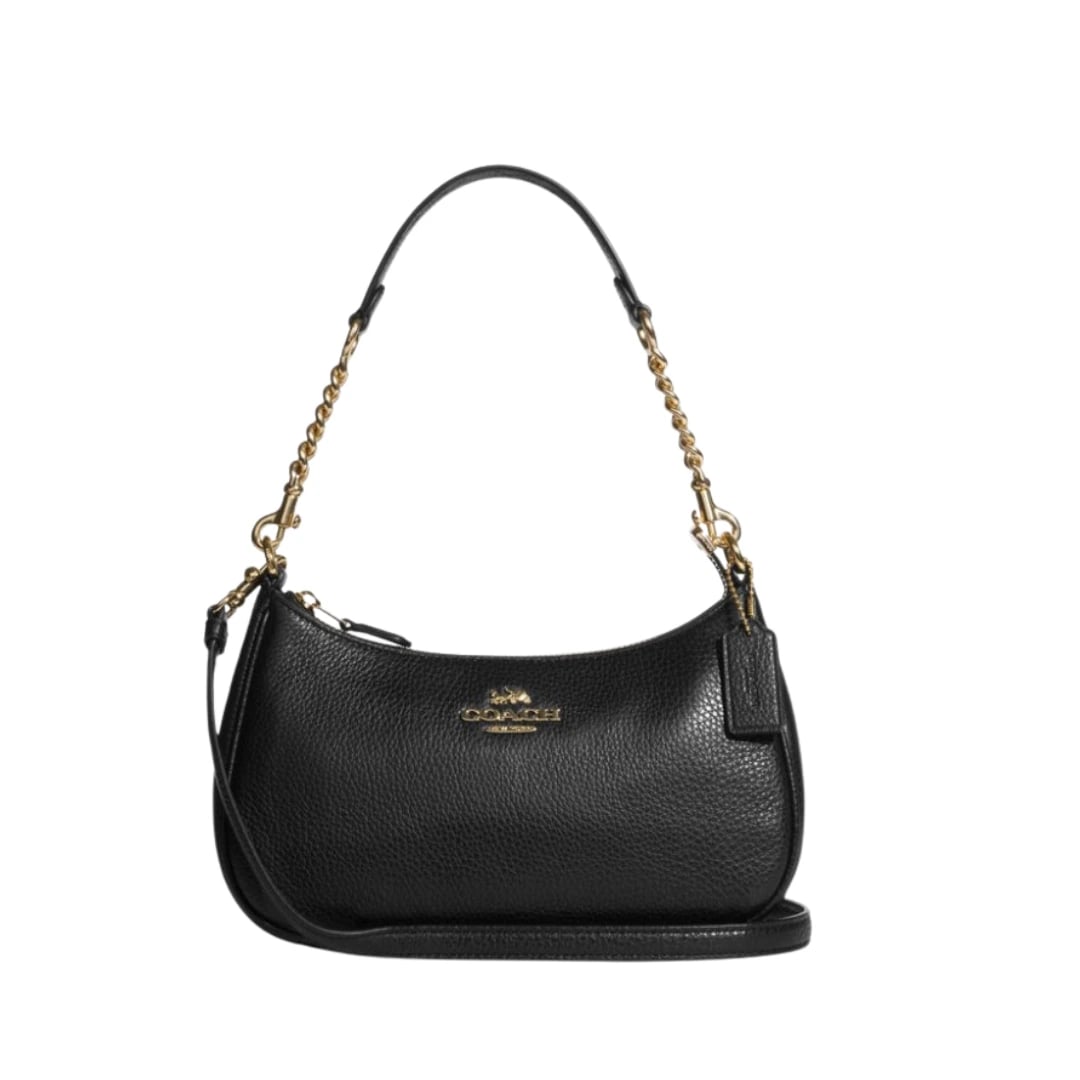 Coach Teri 24 Black Smooth Bag