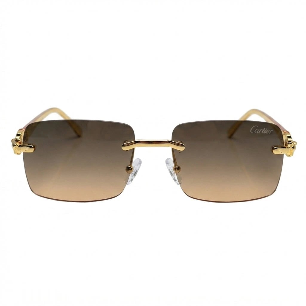 Cartier Sunglasses Panthère Gradient Brown