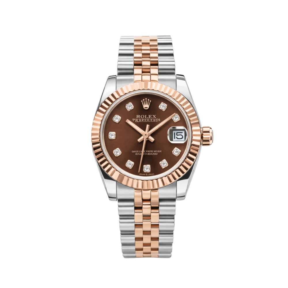 Rolex Datejust – Two-Tone Chocolate Diamond
