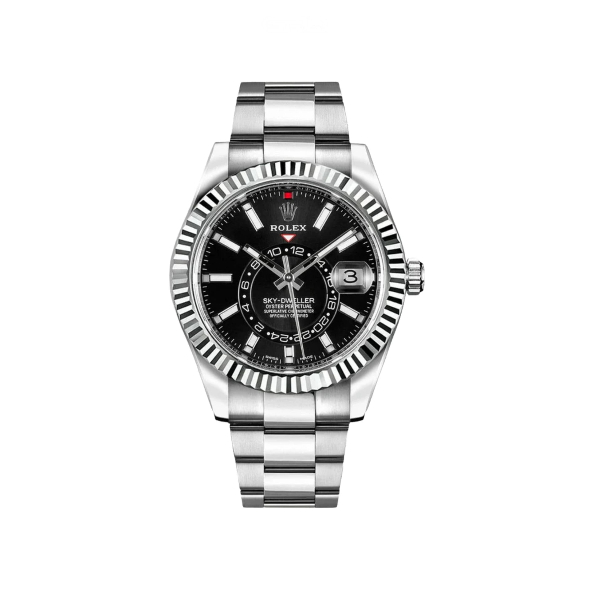 Rolex Sky-Dweller – Black Dial Silver Steel