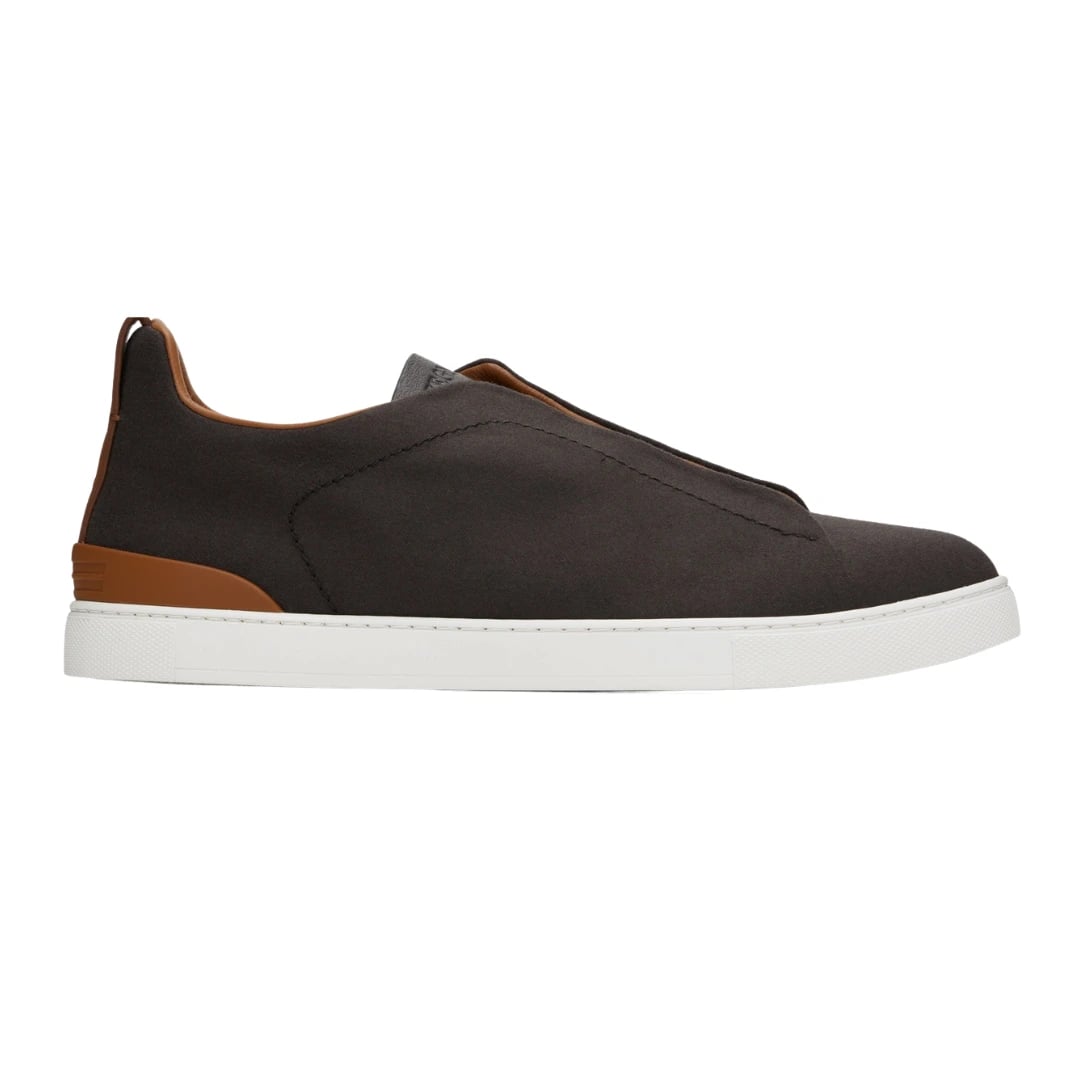 Zegna Footwear| Triple Stitch Black/Brown