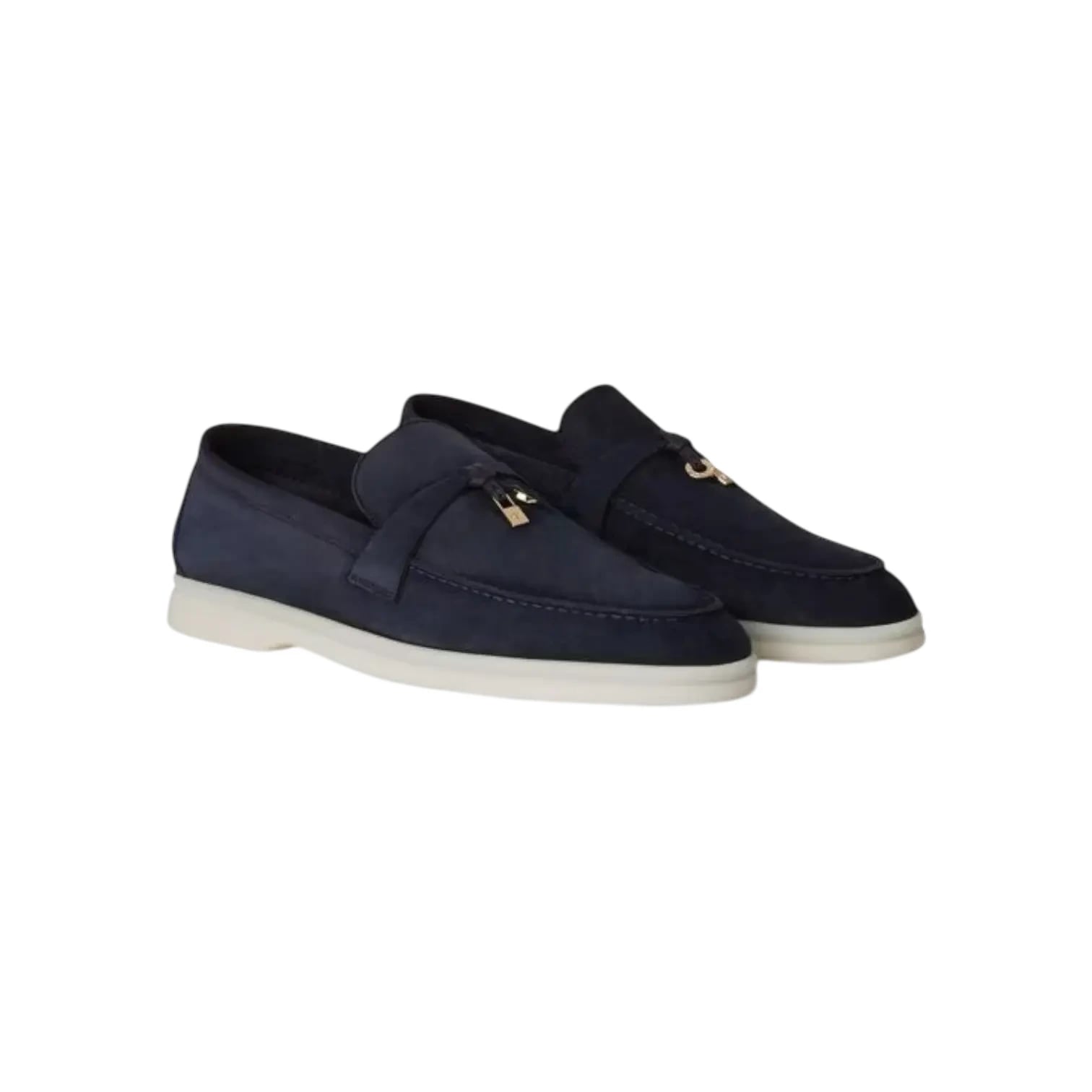 Loro Piana Summer Charms Loafers – Argo Blue Melange