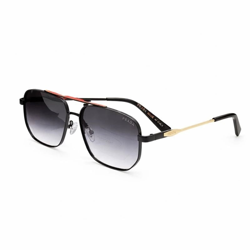 Prada — Bold Black Lens Sunglasses