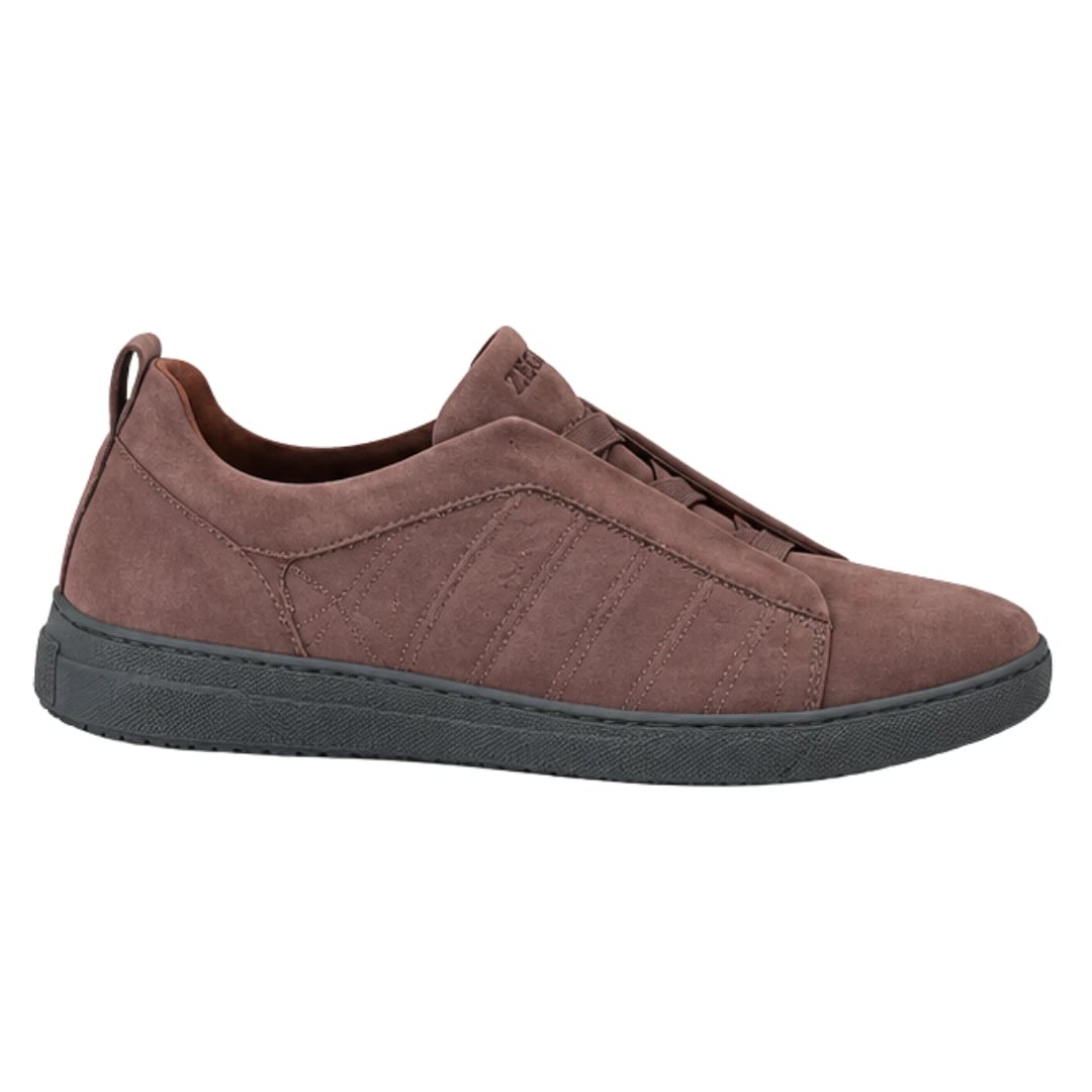 Zegna Footwear | Triple Stitch Brown (GEN-F33CA0E9-39)