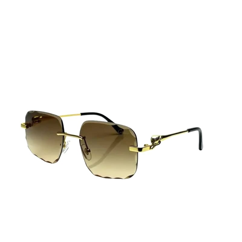 Gucci — Gold-Rim Cat-Eye Sunglasses