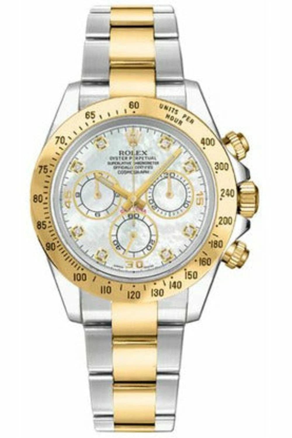 Rolex Cosmograph Daytona – Two-Tone Diamond Dial Gold Steel