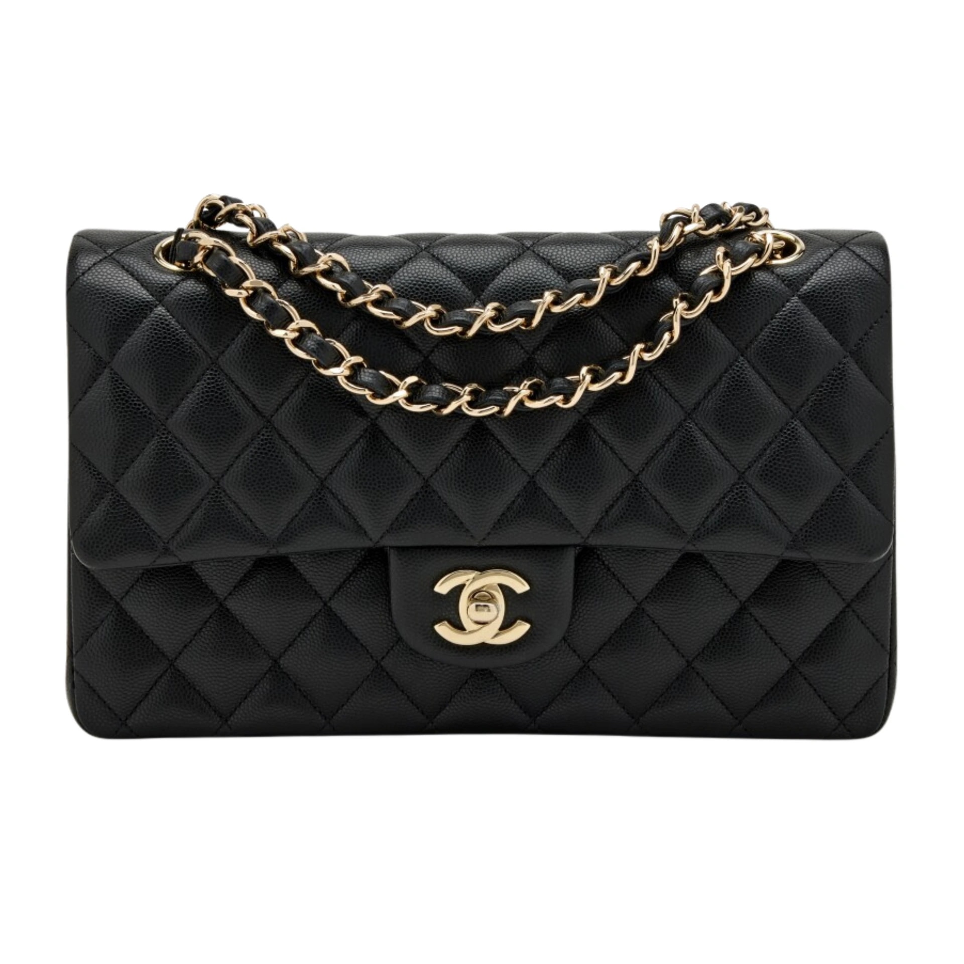 Chanel Classic Flap Bag Black Calfskin