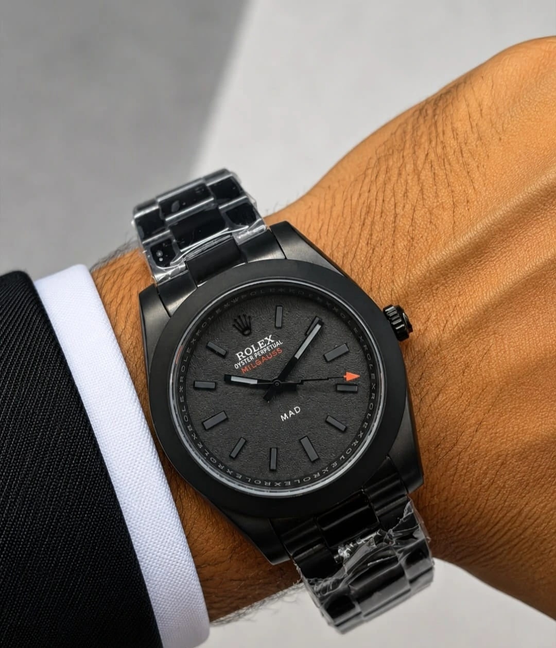 Rolex | Custom Oyster Perpetual Mecca Kaaba Door Matte Engraved Watch