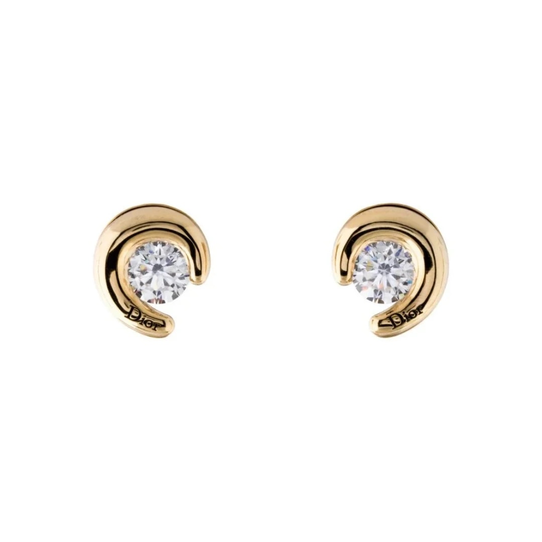 Dior Crystal Rocks Earrings