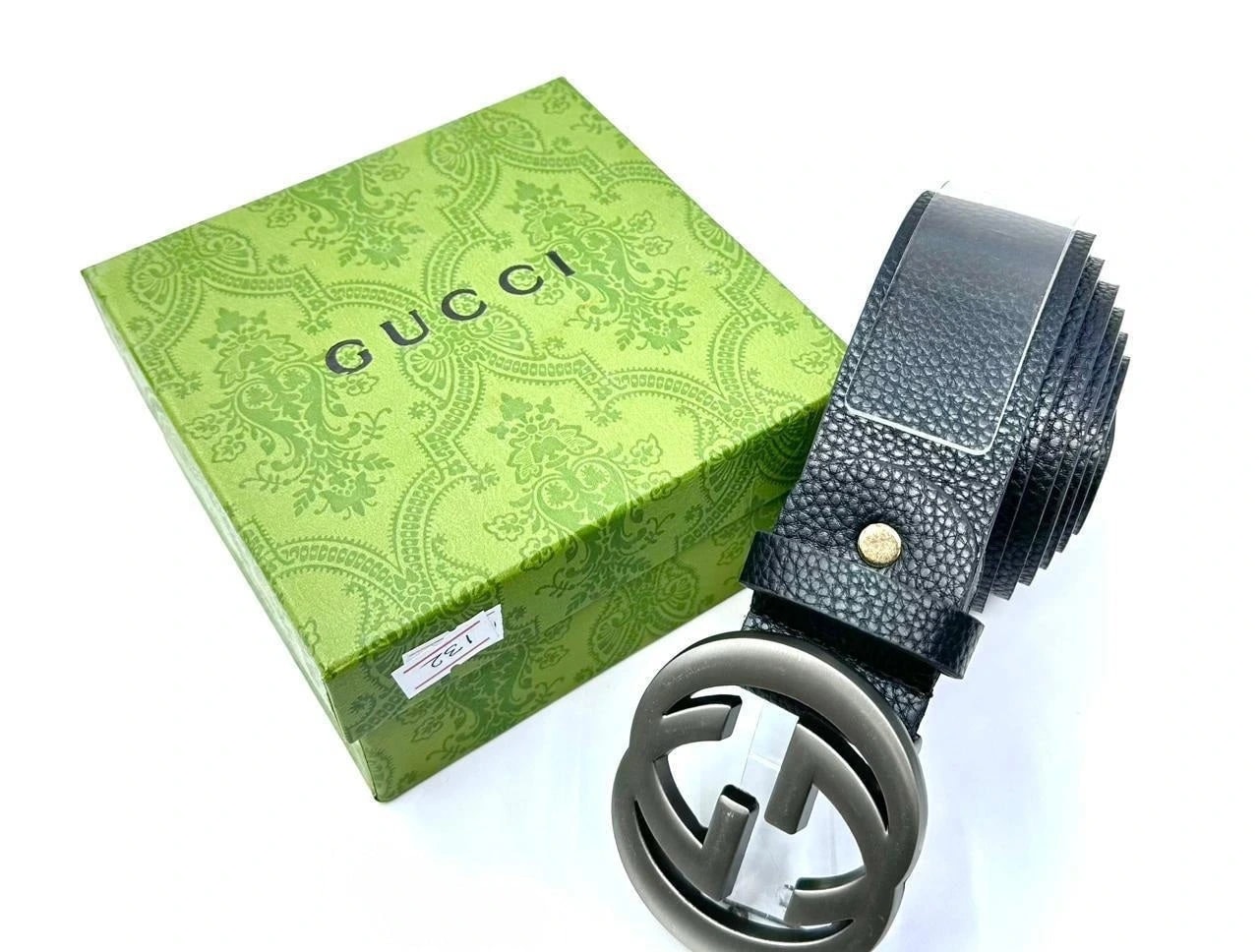 Gucci | Interlocking G Belt – Black / Glossy Black