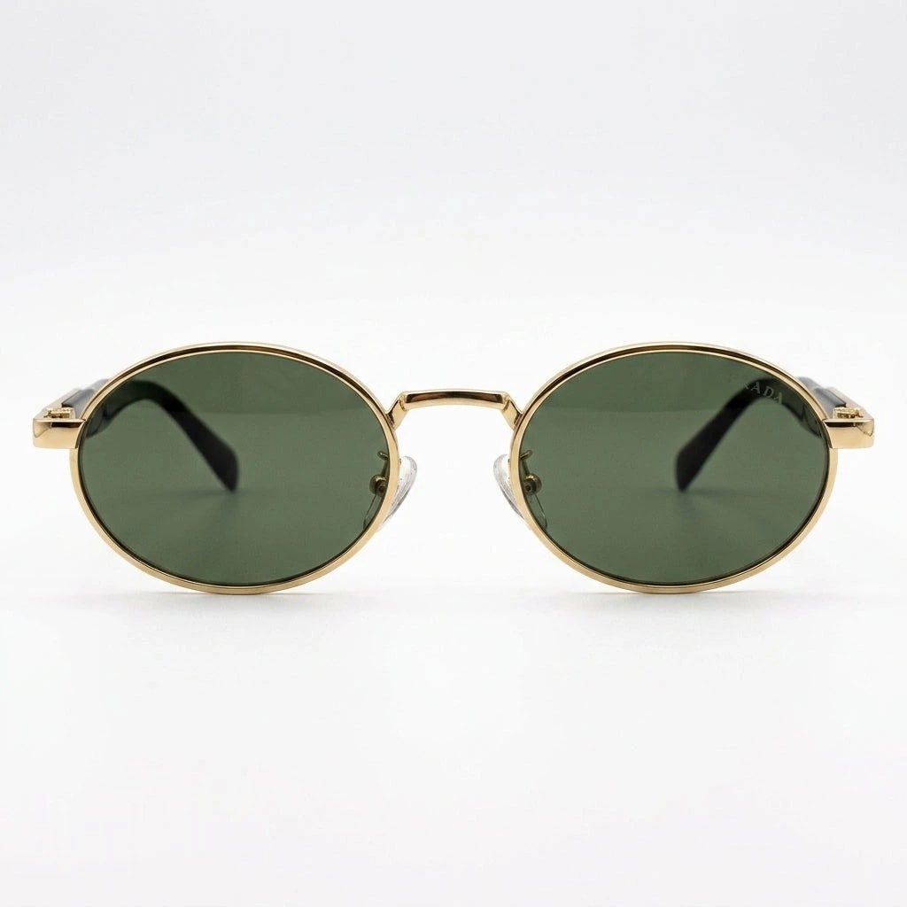 Prada Sunglasses PR 65ZS ZVN70L – Dark Green Lenses