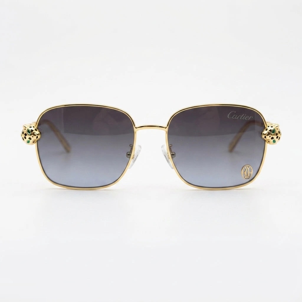Cartier Sunglasses Gold-Tone – Black Lenses