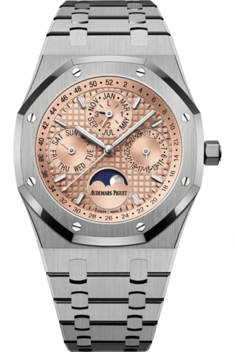 Audemars Piguet Royal Oak Perpetual Calendar — Titanium Salmon Dial
