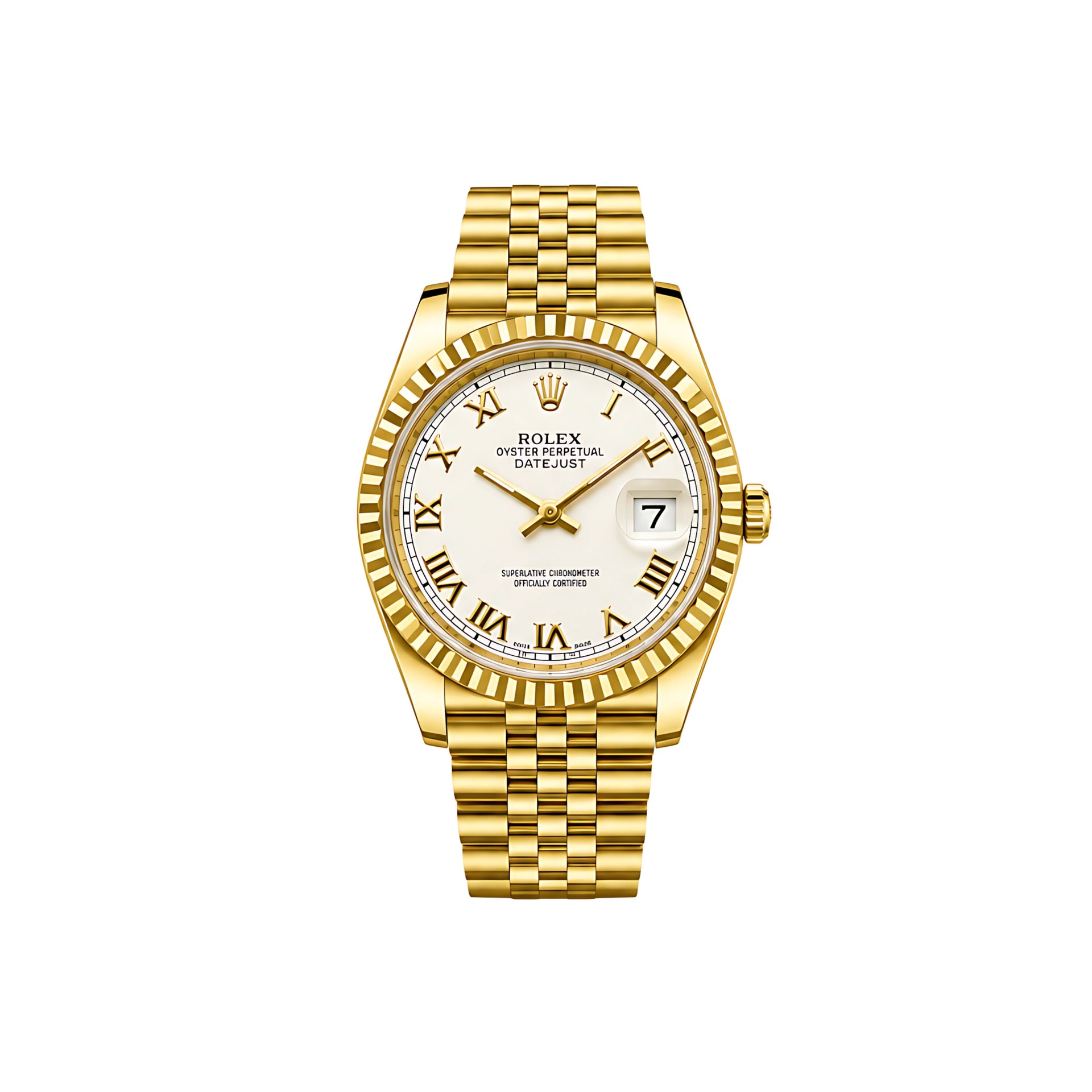 Rolex Datejust – Mint Gold White Dial Gold