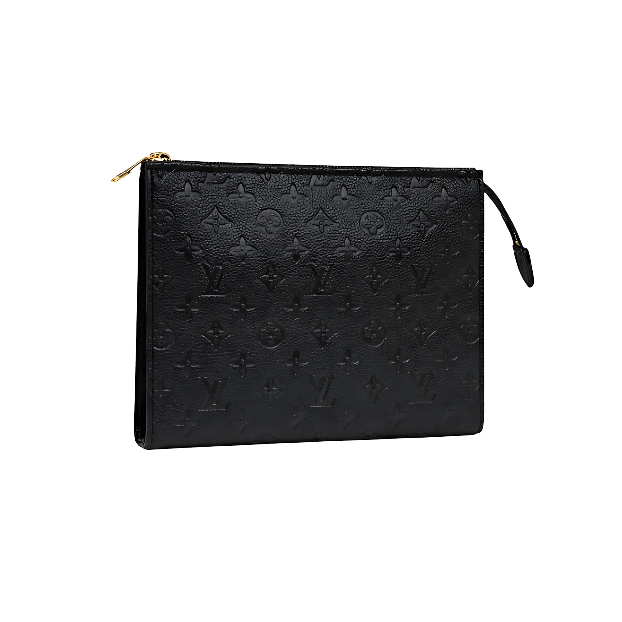 Louis Vuitton Black Leather Pouch