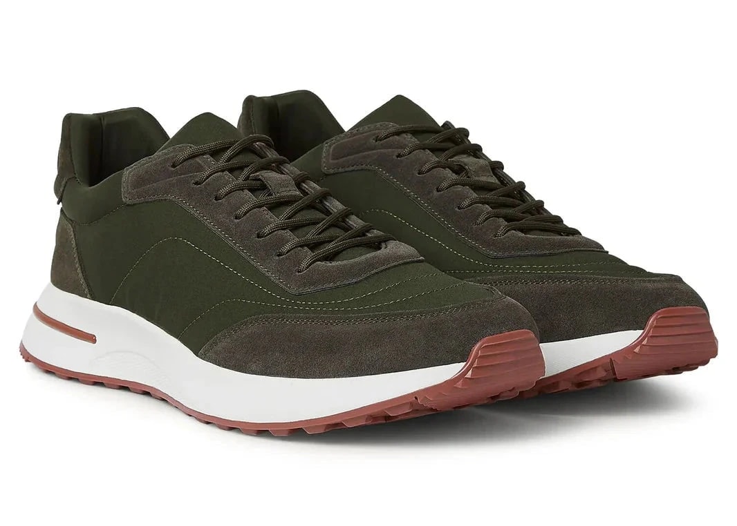 حذاء لورو بيانا ويك-إند ووك أيرلندا الرياضي باللون الأخضر | للرجال