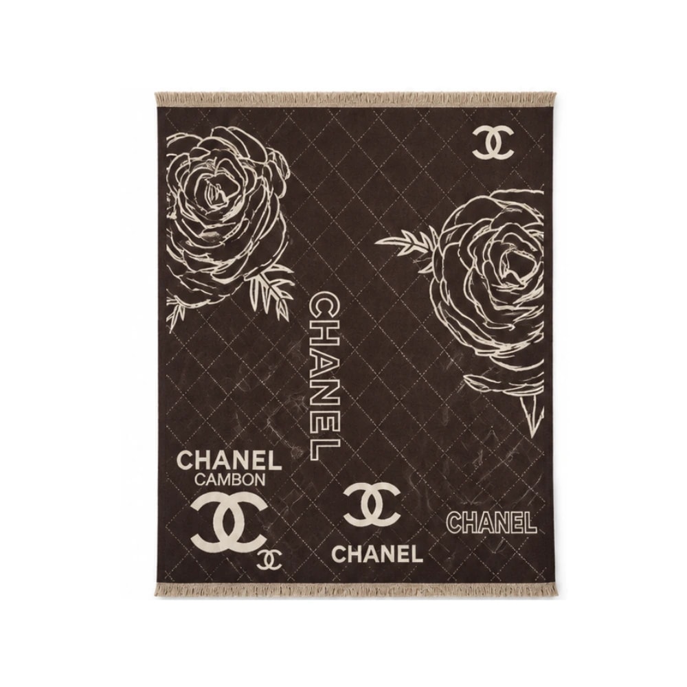 Chanel CC Grid Scarf