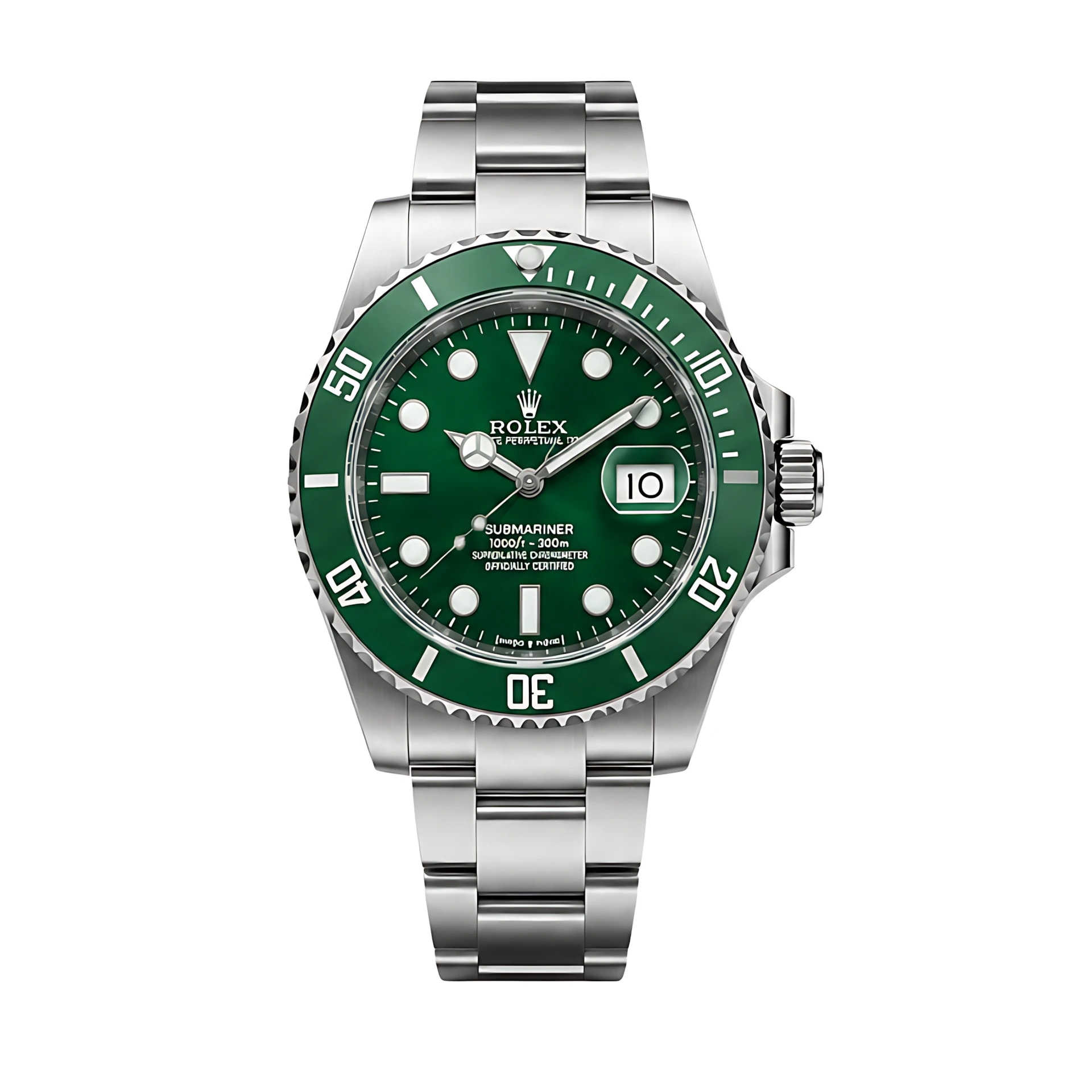 Rolex Submariner Date – Green Dial Silver