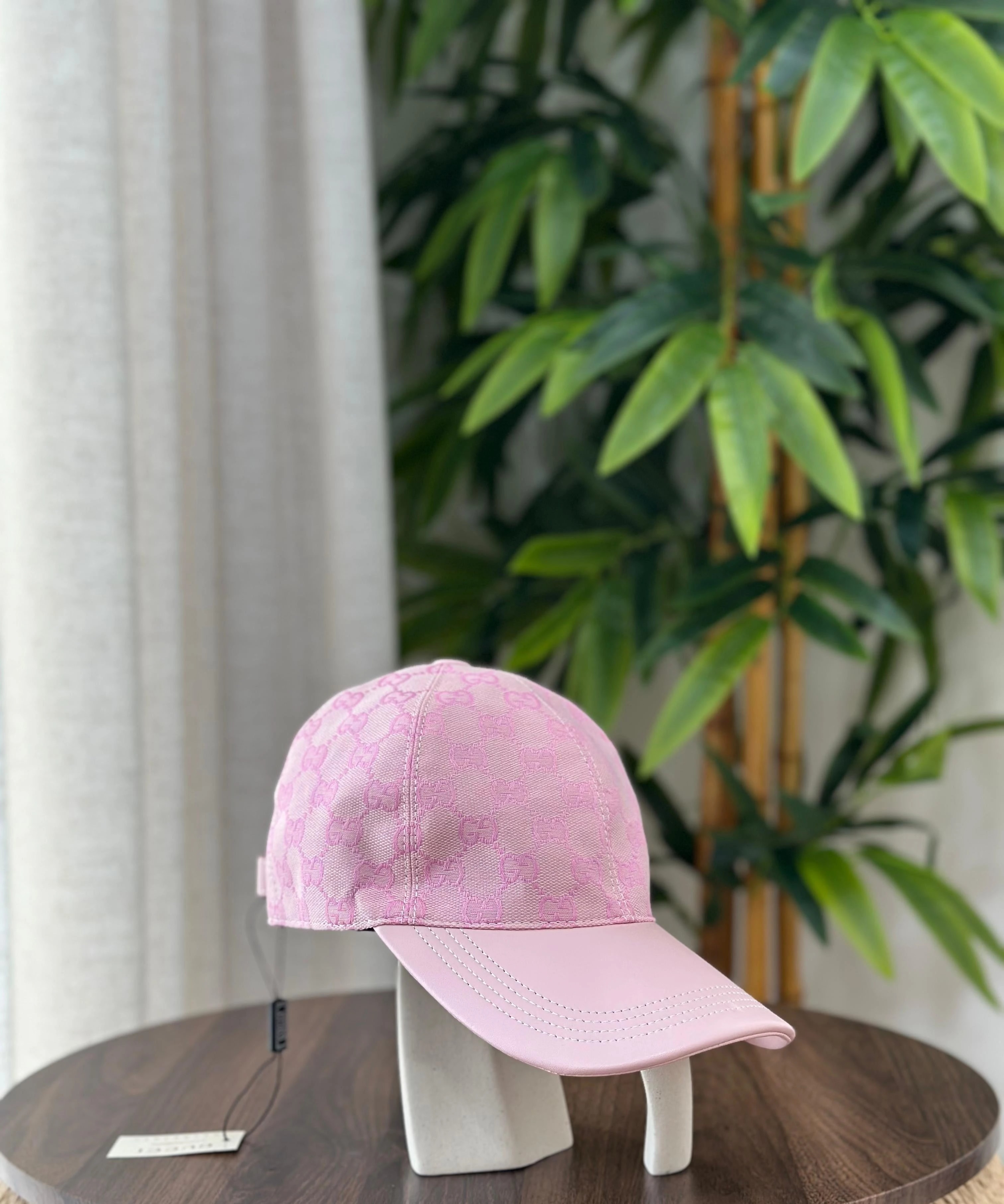 Gucci Cap | GG Canvas Light Pink