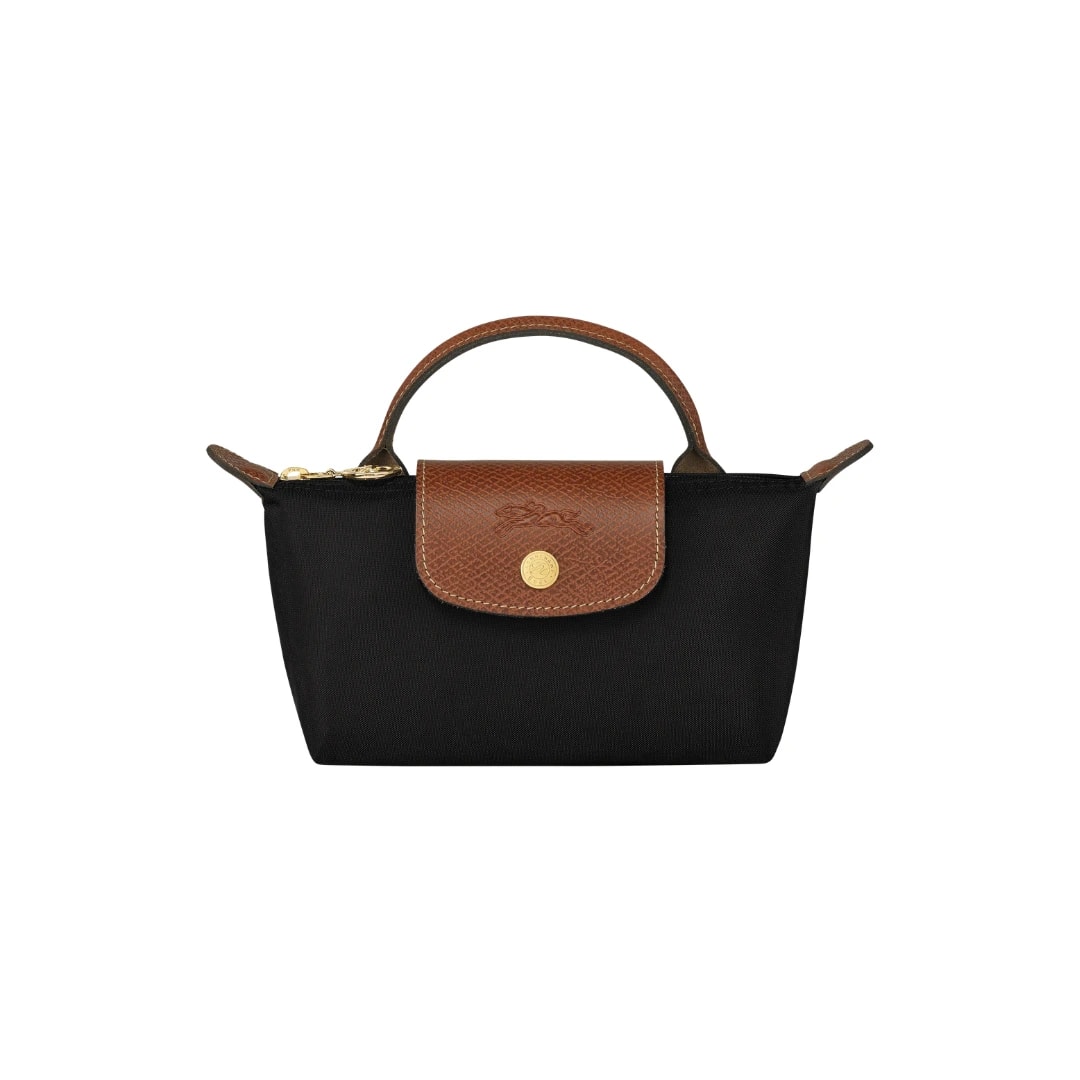 Longchamp Le Pliage Black & Pouch