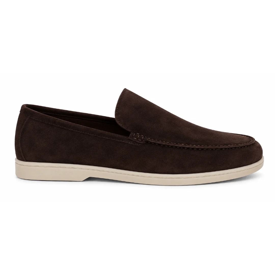 Loro Piana Summer Suede Shoes – Chocolate Brown