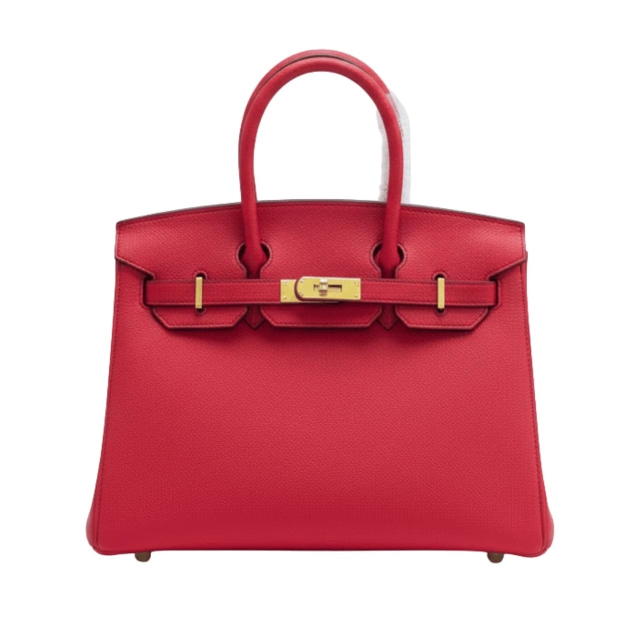 Hermès Birkin 30 Handbag - Red Epsom Leather with Gold Hardware