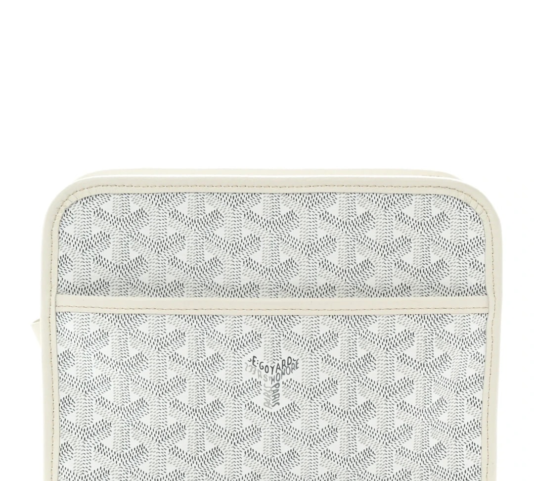 Goyard Jouvence Toiletry Pouch White