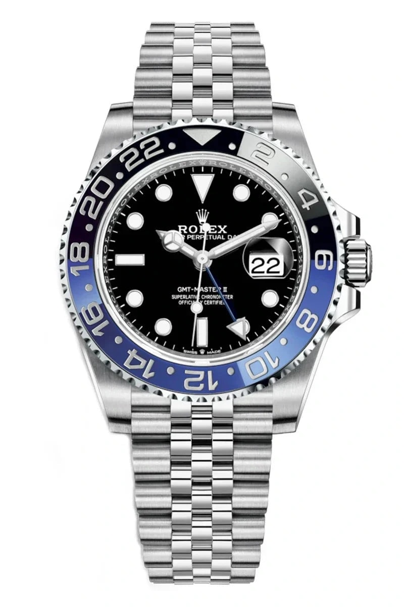 Rolex GMT-Master II – Black Dial Blue Silver Steel