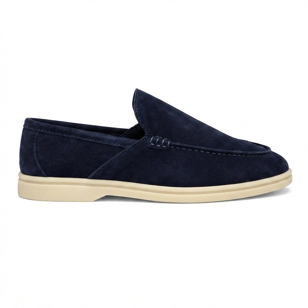 Loro Piana Footwear | Summer Walk Navy Blue